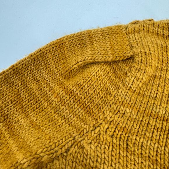 Ulla Johnson Turtleneck 100% Merino Wool Floral Embroidered Sweater Olive Small - Picture 5 of 11